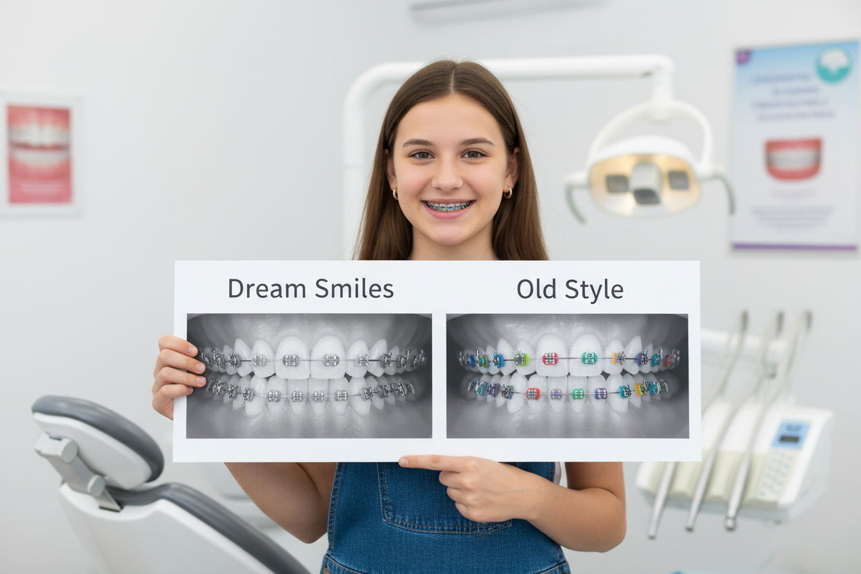Custom Braces vs Traditional Braces: Why Dream Smiles Delivers Better Precision and Comfort