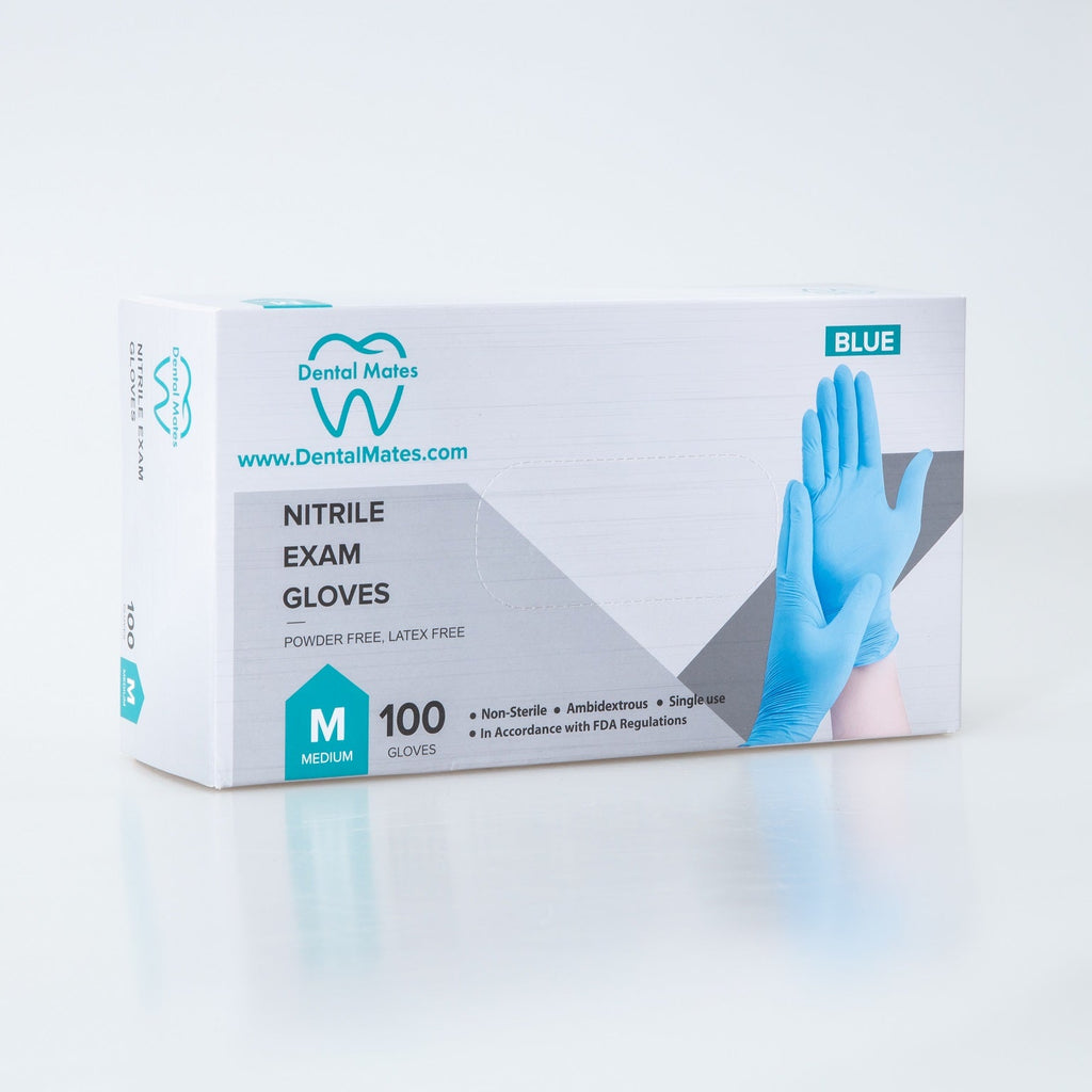4mil Disposable Nitrile Gloves 10 boxes/1,000pcs per Case