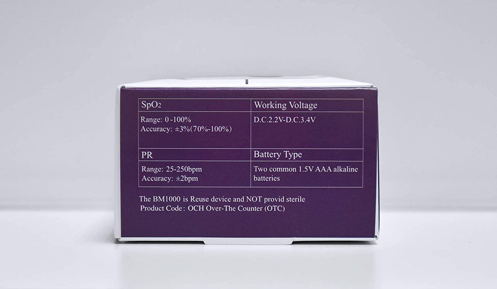 BM1000C Berry Fingertip Pulse Oximeters